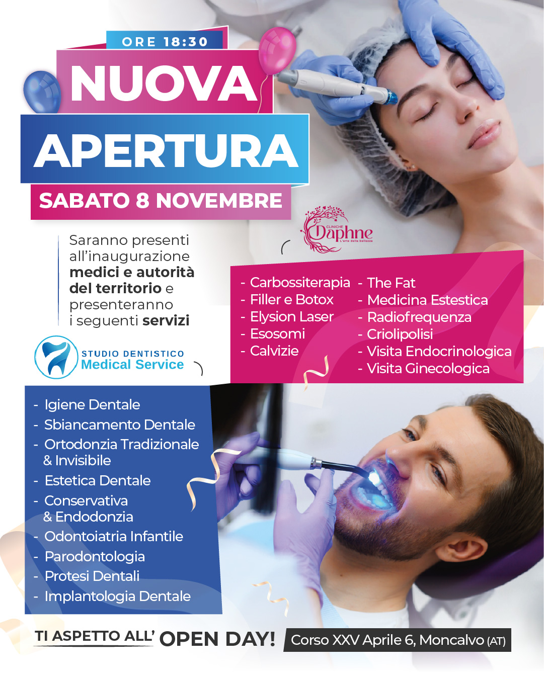 post inaugurazione 1350 daphne medical